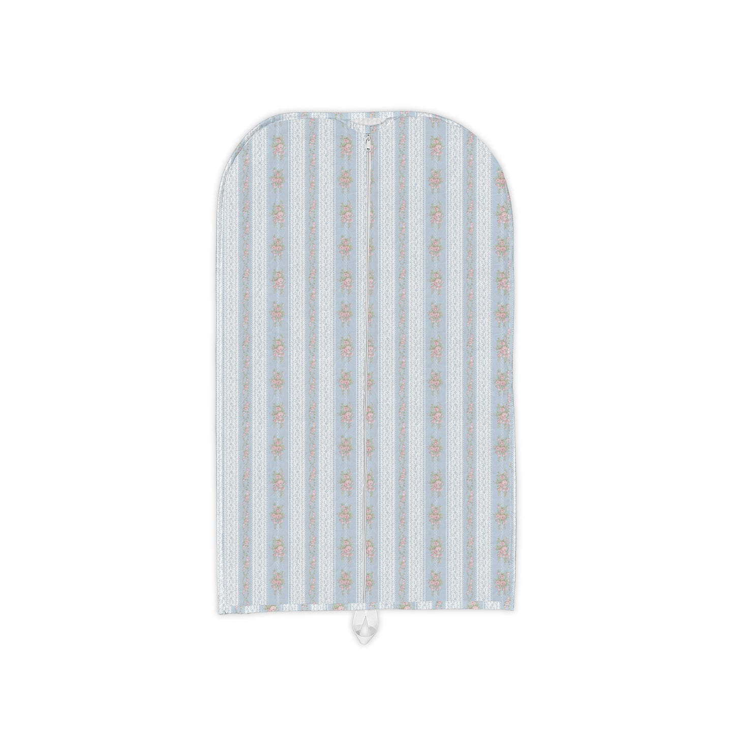 Bella Stripe Blue Quilted Garment Bag