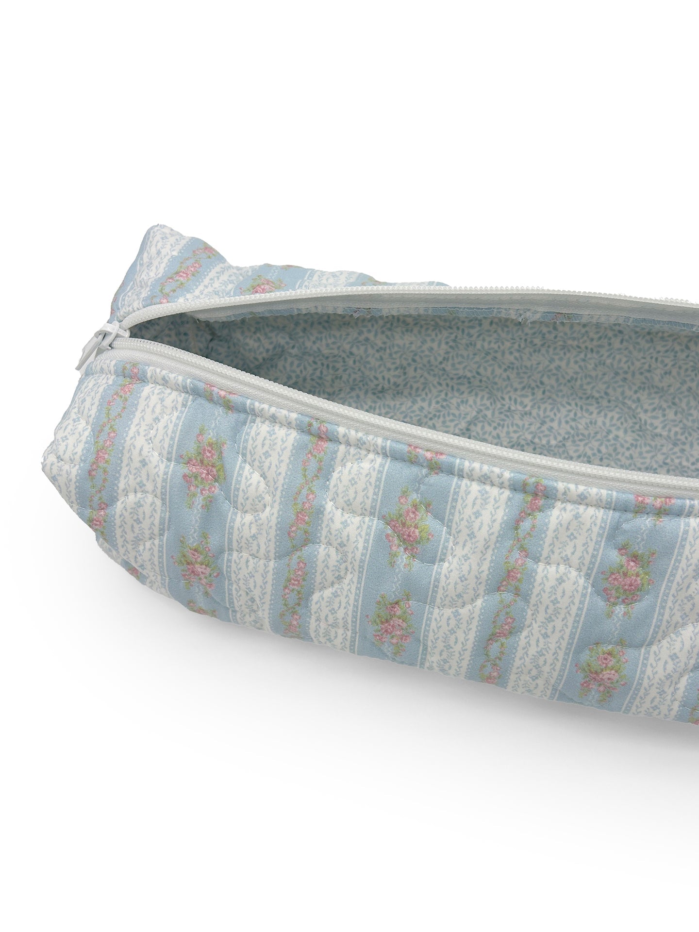 Bella Stripe Blue Quilted Hot Tools Bag