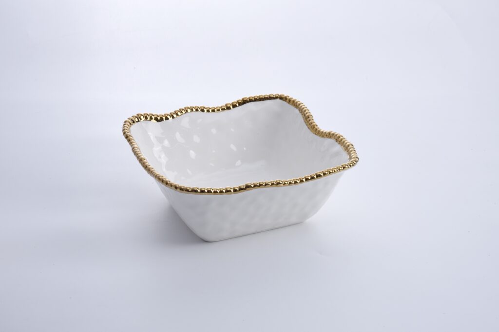 Salerno Large Square Salad Bowl