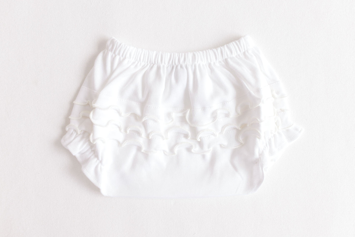 Diaper Cover – Ecru Ruffles