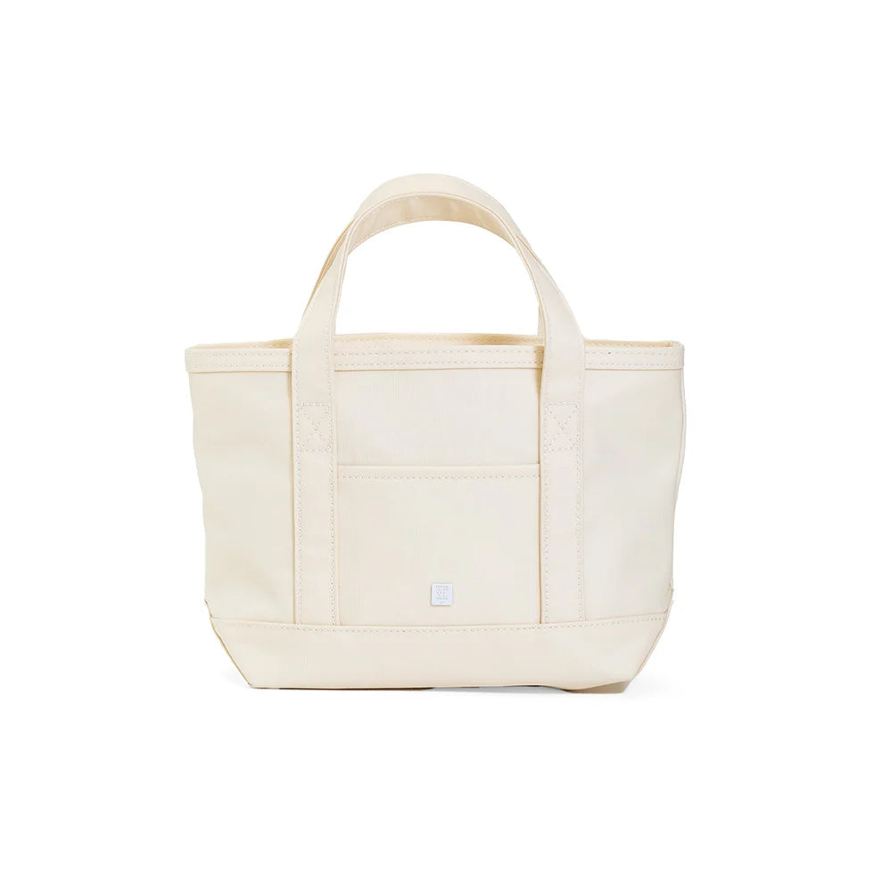 Mini Tote - Coated Canvas Natural