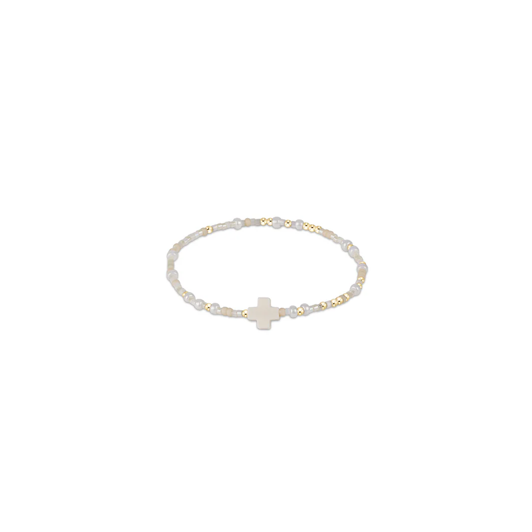 egirl Hope Unwritten Signature Cross Bracelet - Oh Snow You Didn't!