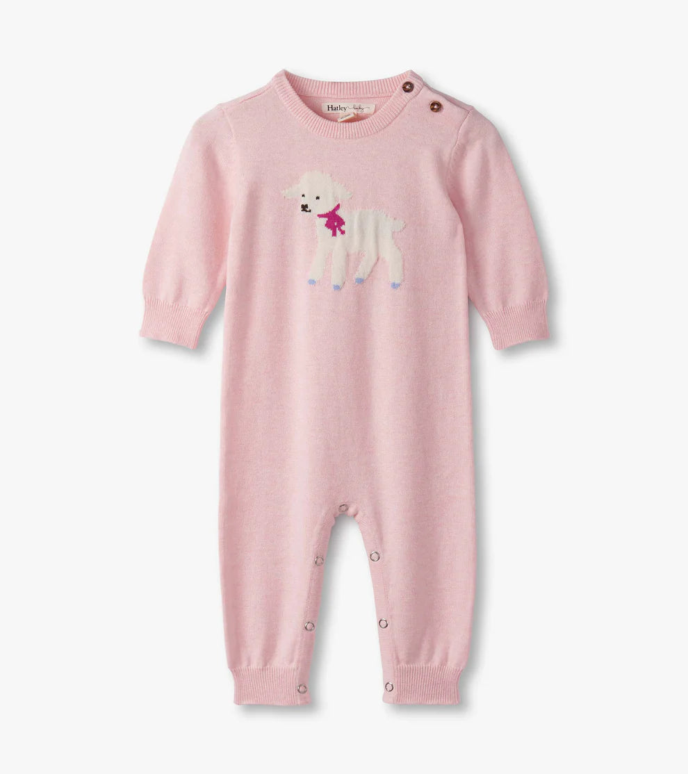 Sweet Lamb Sweater Romper