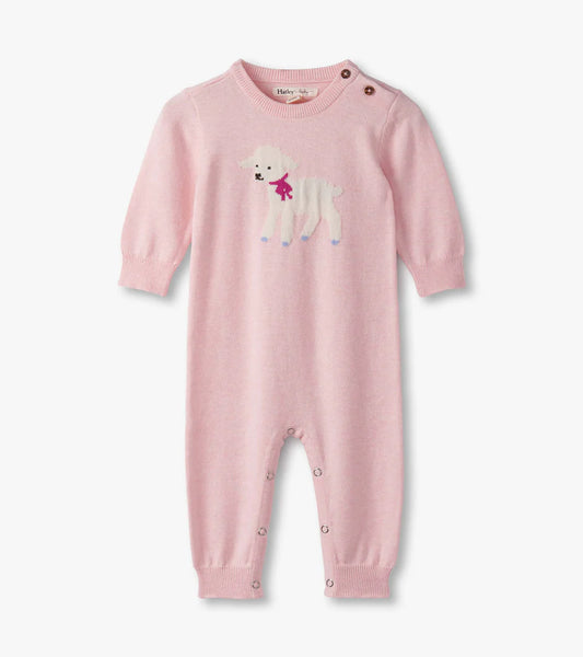 Sweet Lamb Sweater Romper