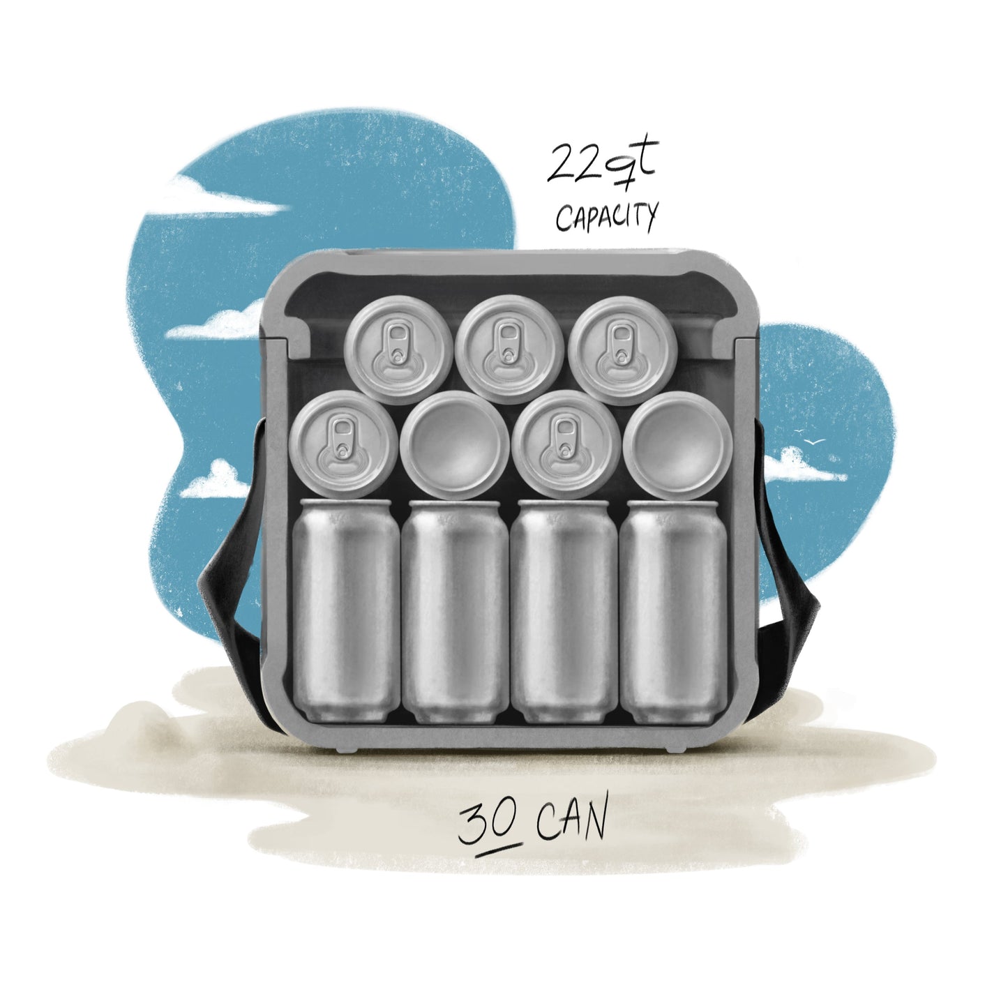 FOAM Lightweight Cooler