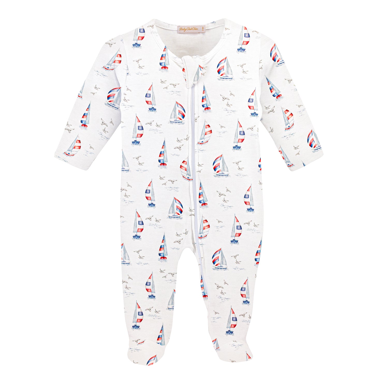 Harbor Days Zipped Footie