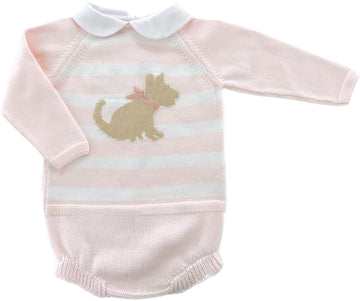 Dog Diaper Set - Pink