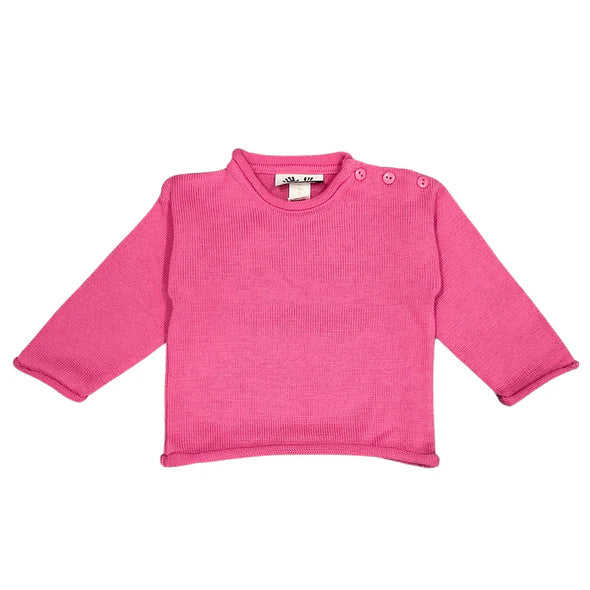 Rollneck Sweater Fuscia
