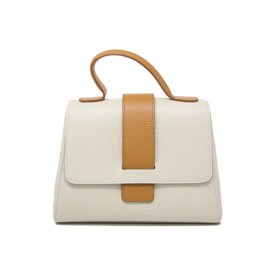 Two Tone Leather Handbag