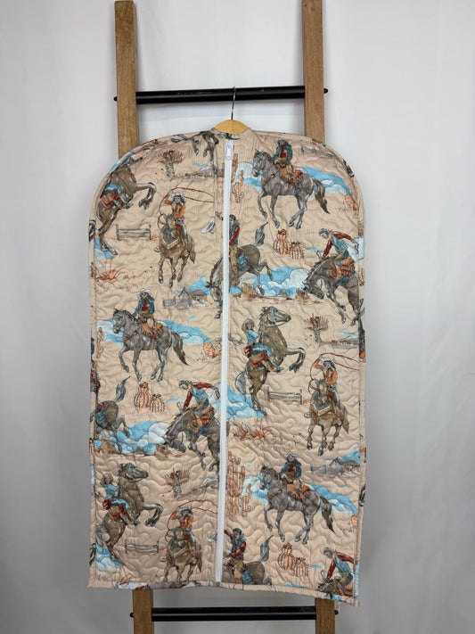 Birdie Pastel Quilted Garment Bag