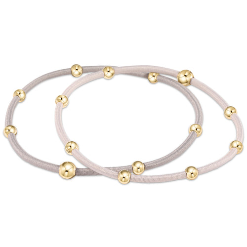 "e"ssentials Bracelet stack of 2 - neutral set