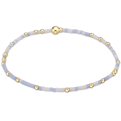 Gameday hope unwritten bracelet - light blue-white