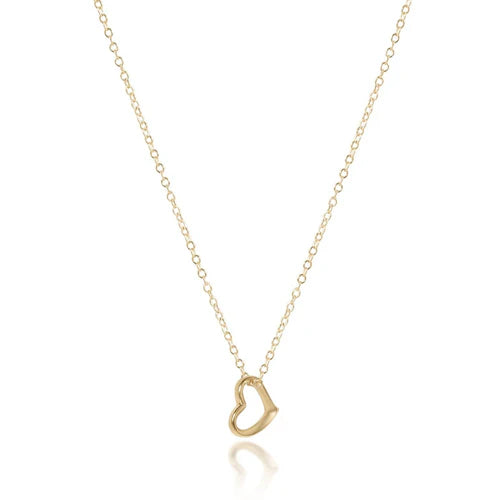 Egirl 14" Love Small Necklace Gold Charm