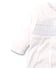 White Footie with Blue Smocking
