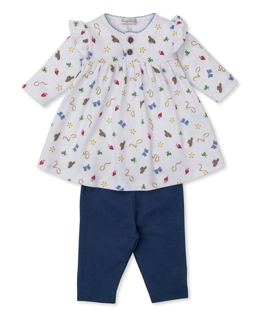 Western Cowboy Legging Dress Set