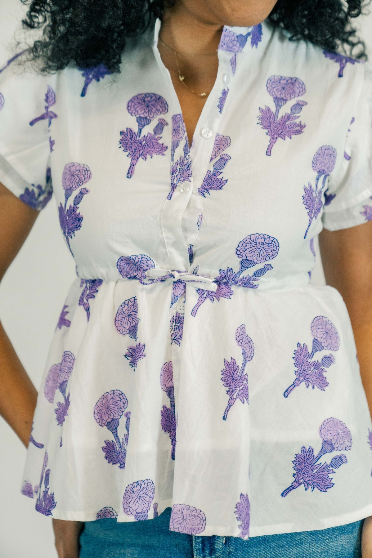 Magnolia Blouse - Amethyst