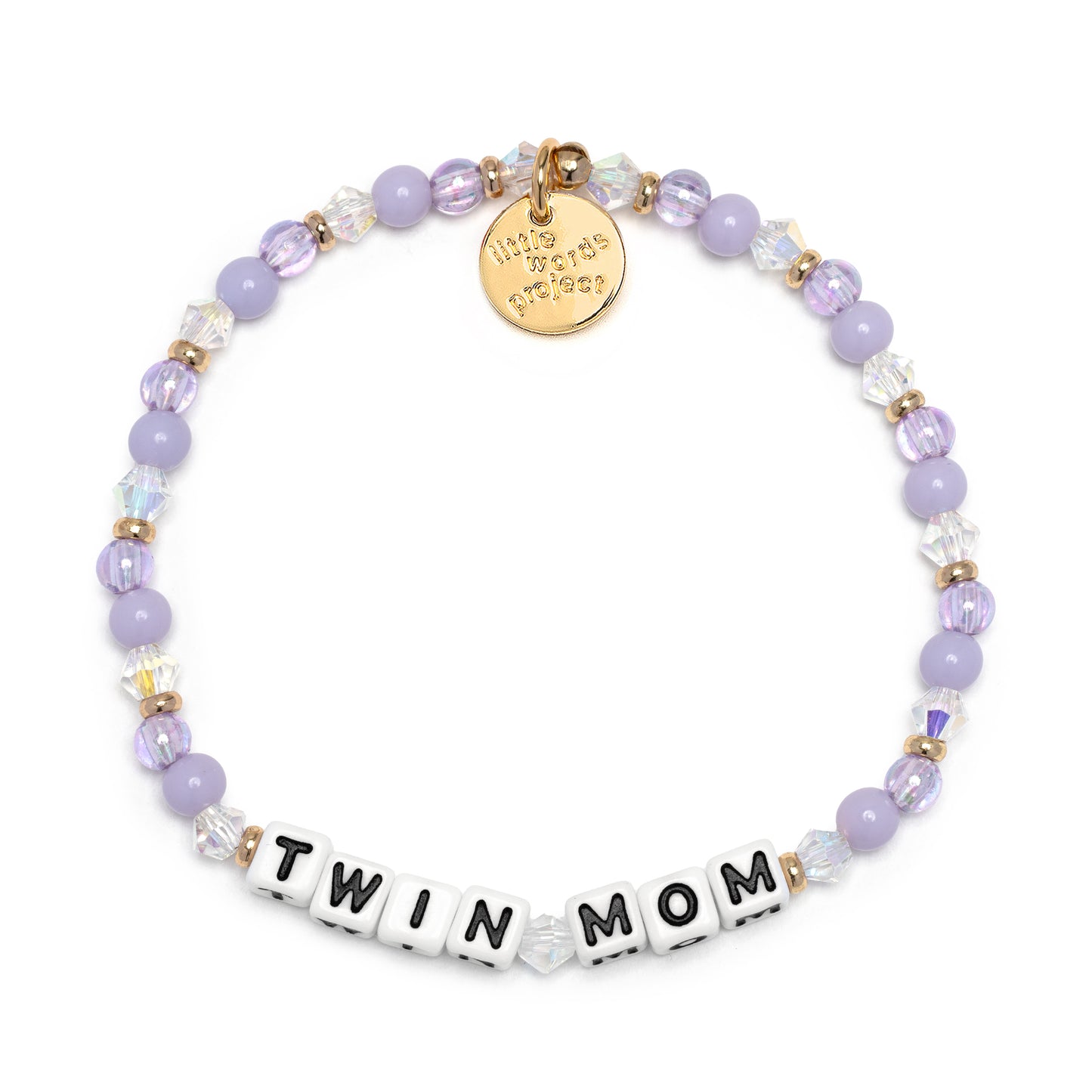 Twin Mom Words Bracelet