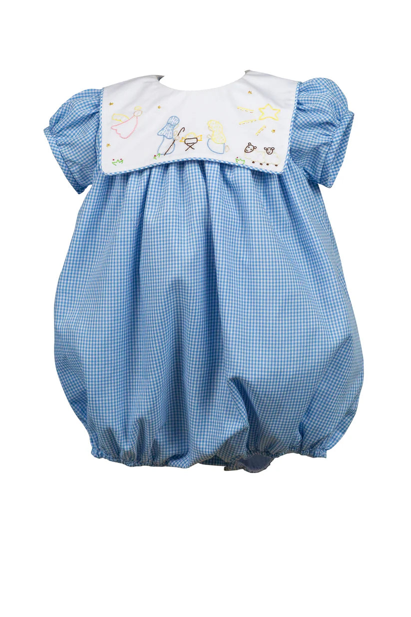 Manger Girl Bubble - Nativity