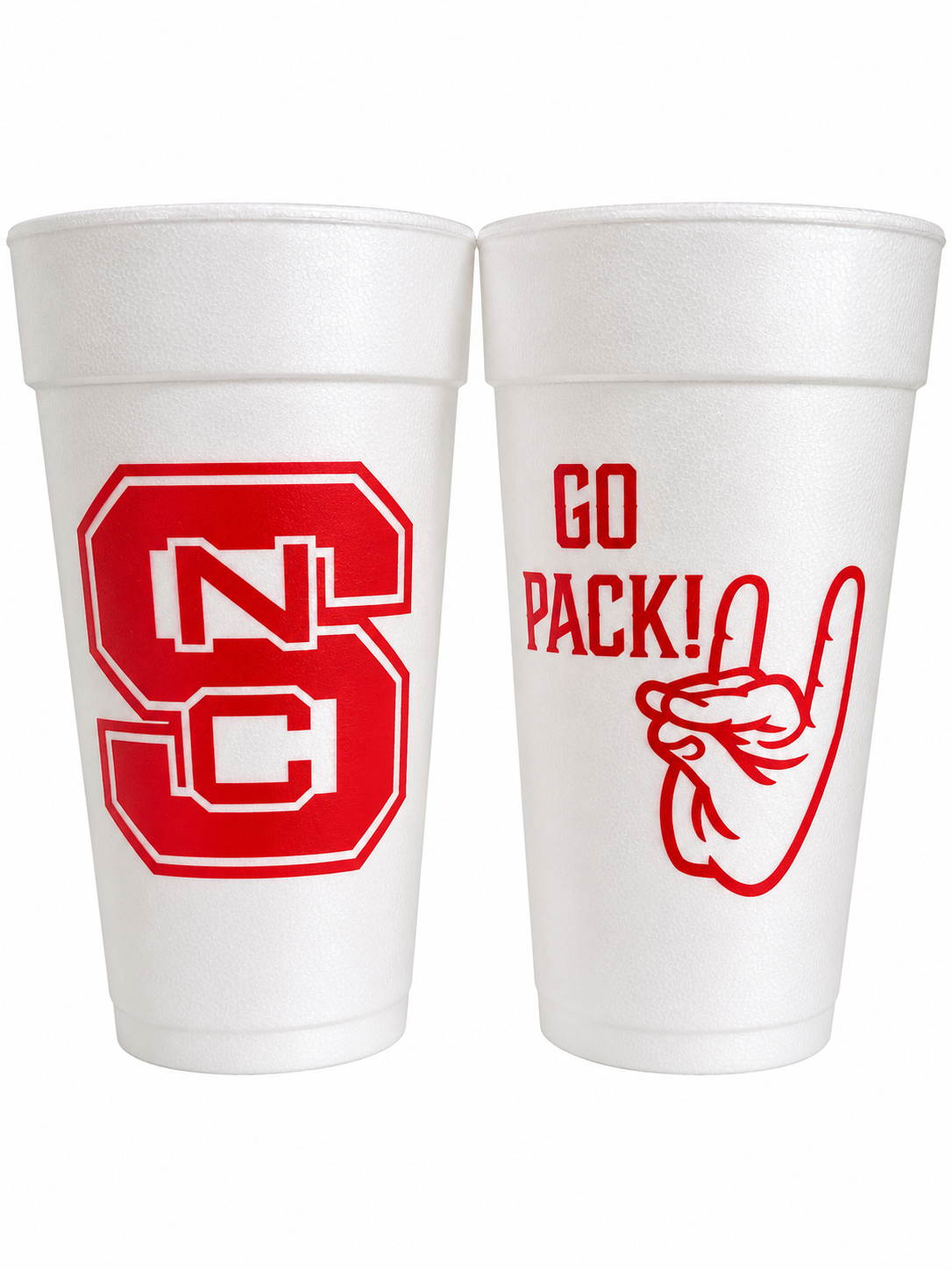 NC State Styrofoam Cups 12 - Pack