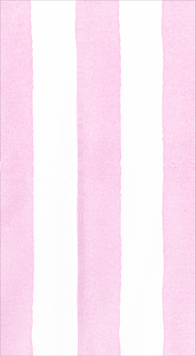 Cafe Stripe Light Pink-Paper Linen Guest Towels