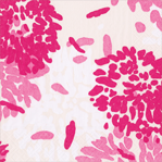Chrysanthemum raspberry - napkin luncheon