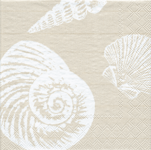 Shells sand - napkin cocktail