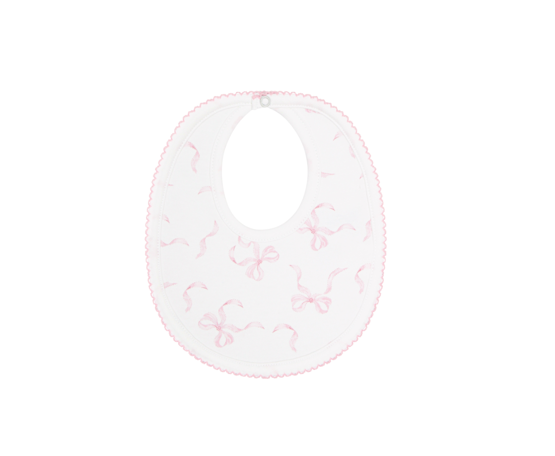 Charming Bows Bib Pink