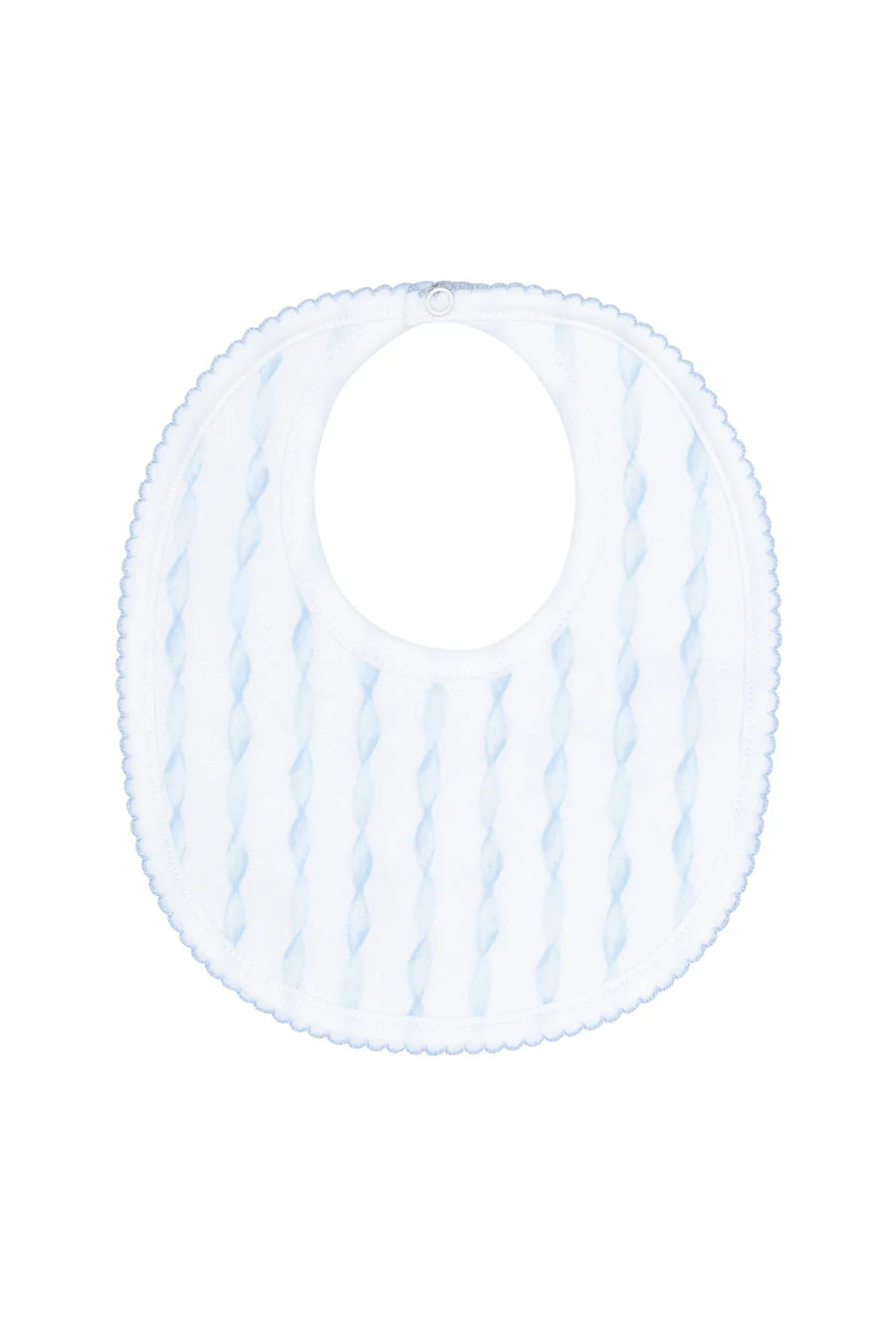 Blue Twirls Bib