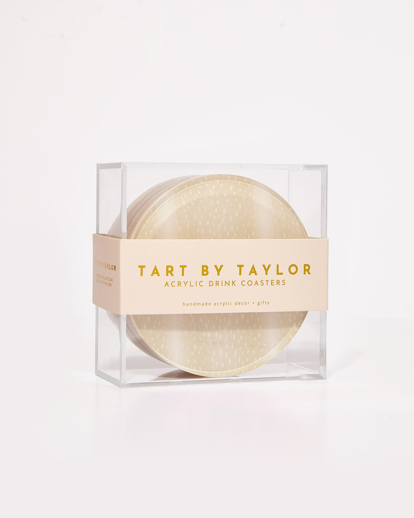 Fawn Print Acrylic Coasters (Set of 4)