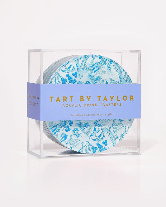 Chinoiserie Print Acrylic Coasters (Set of 4)