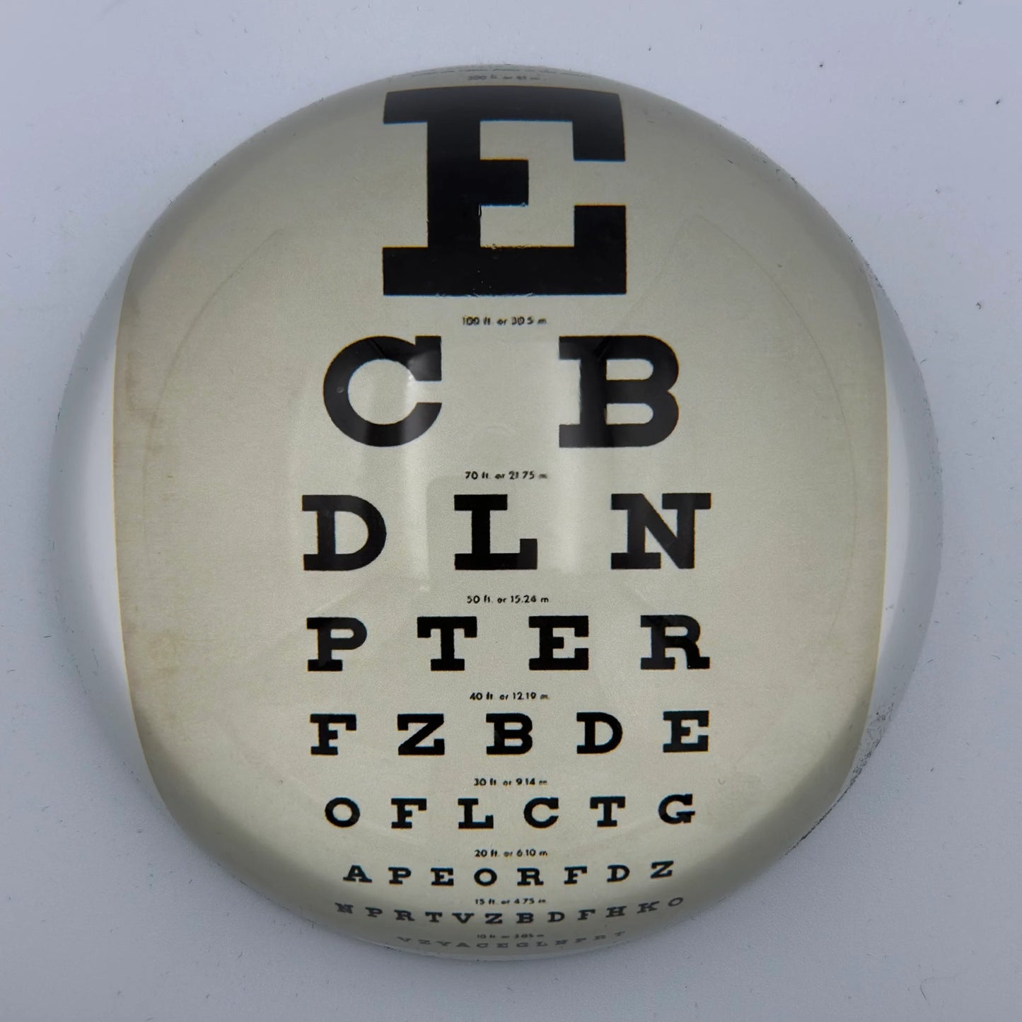 Eye Chart paperweight