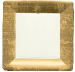 Grosgrain Gold Square Plate
