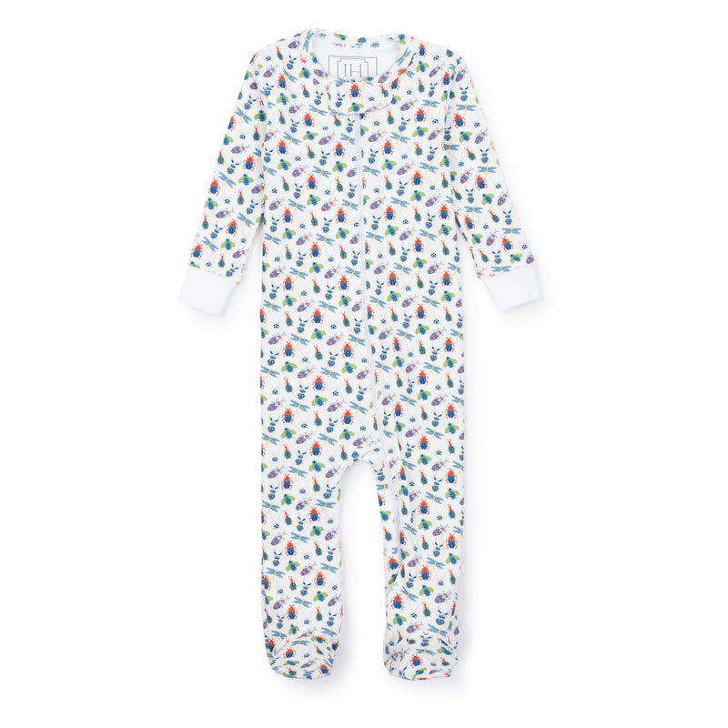 Parker Zipper Pajama / Busy Bugs