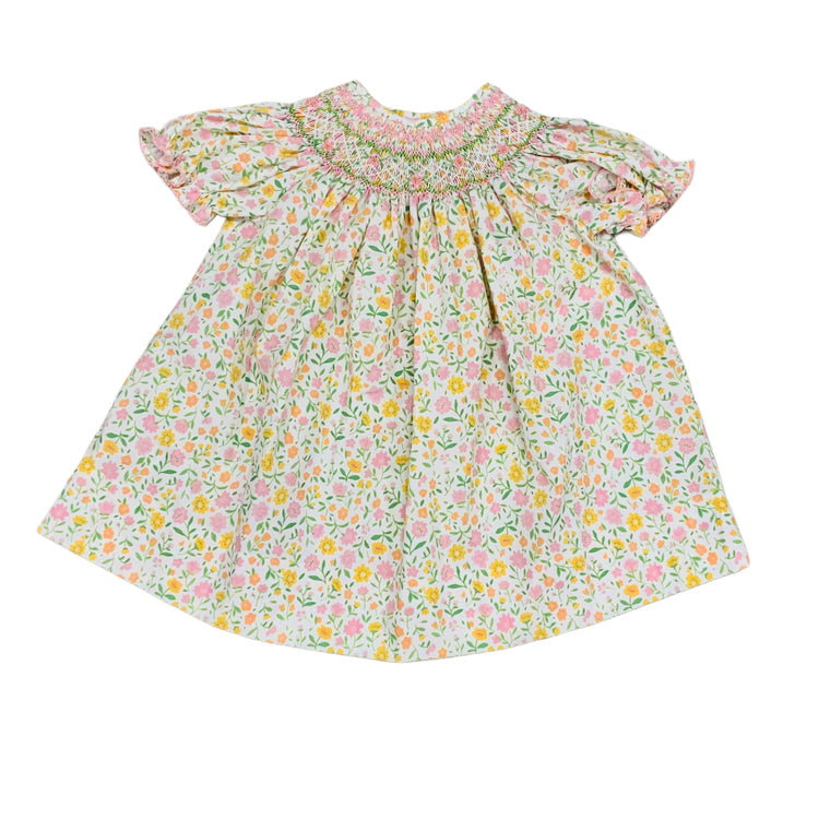 Emma Pink/Yellow Spring Floral Bishop