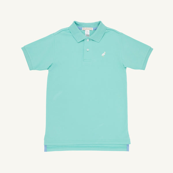 Prim and Proper Polo SS -Turks Teal
