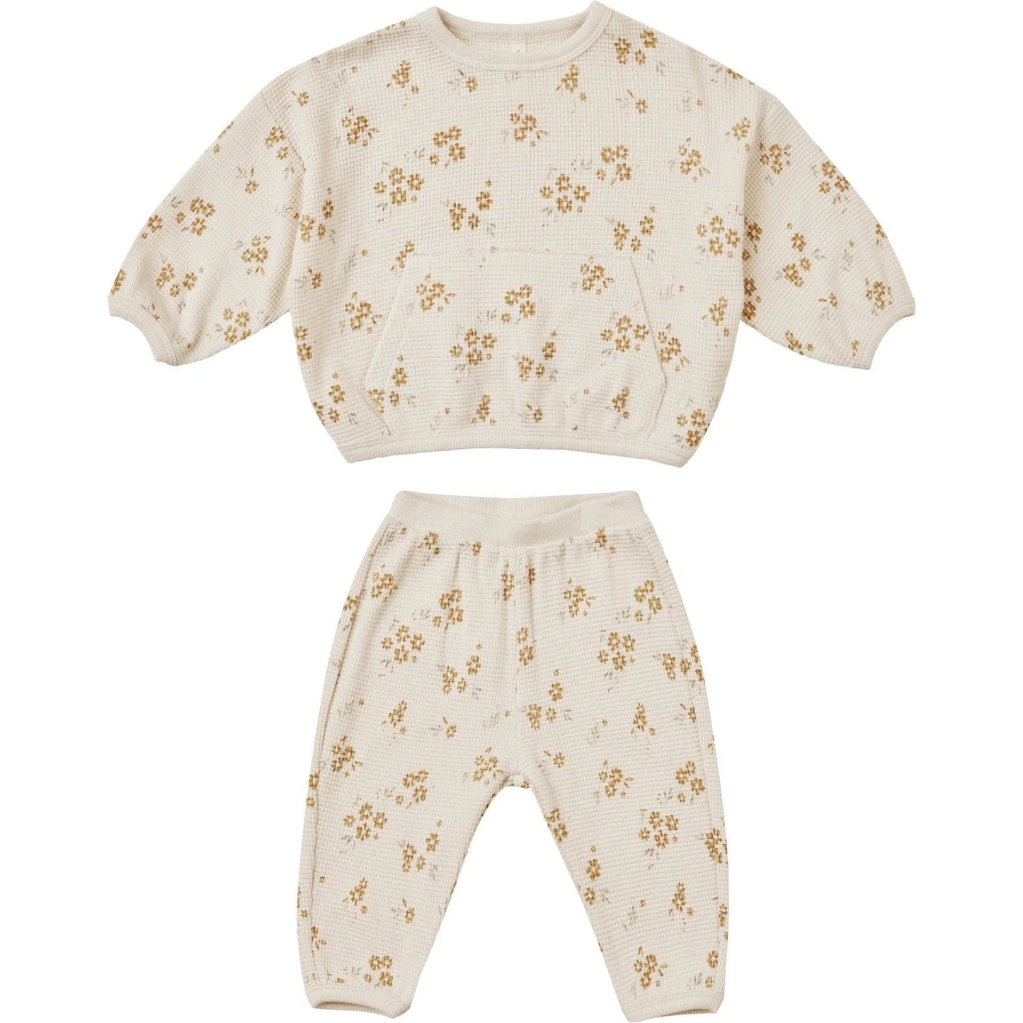 Waffle Slouch Set-Marigold