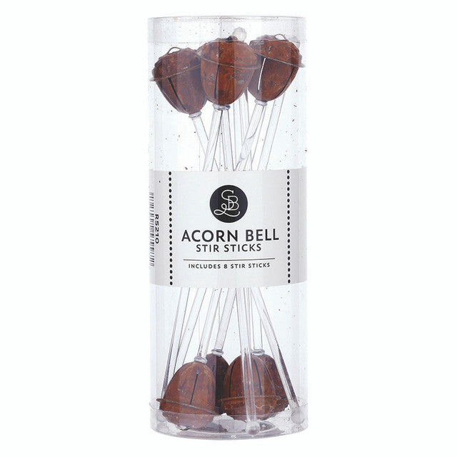Jingle Bell Stir Stick-Acorn