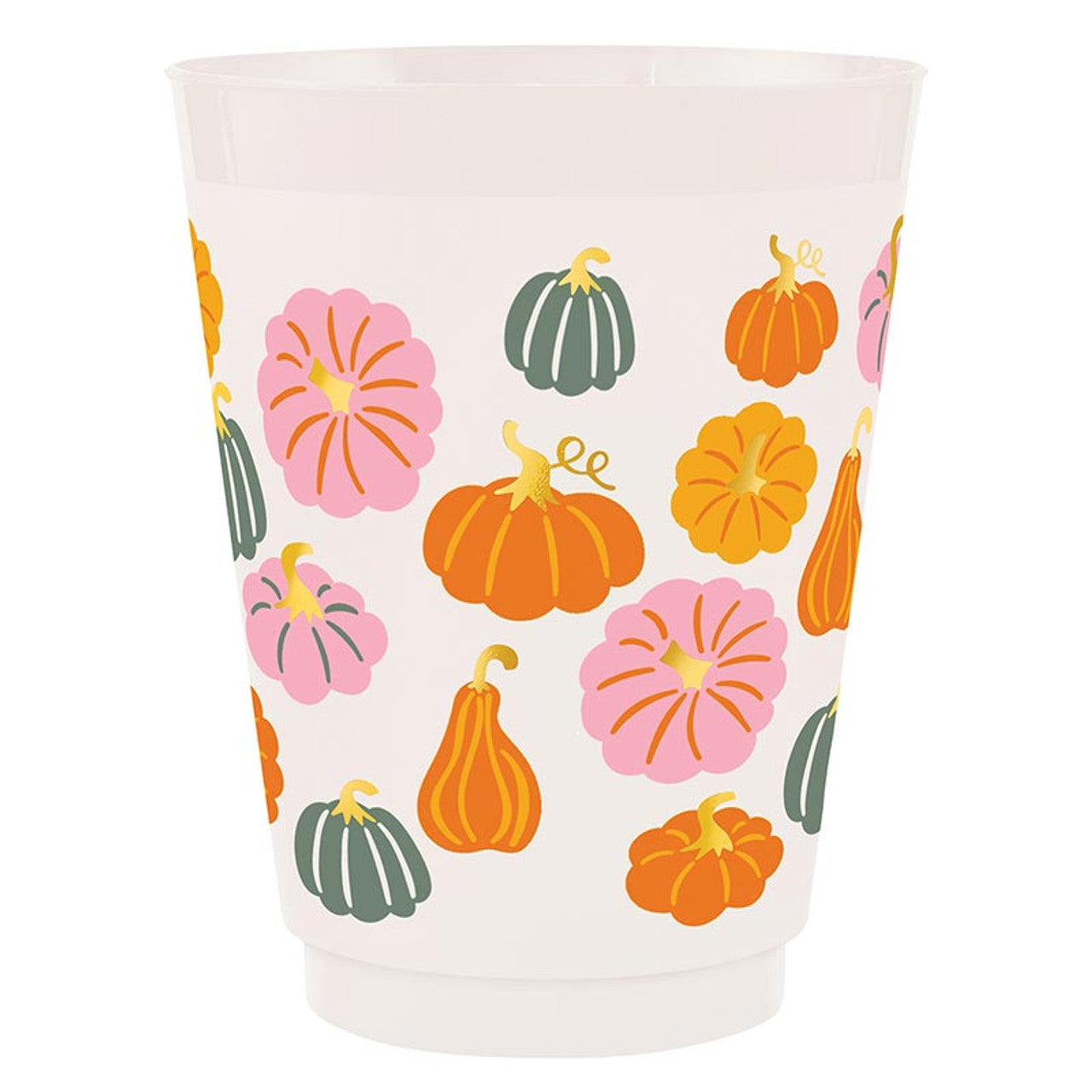 Frost Cup-Pumpkin Pattern