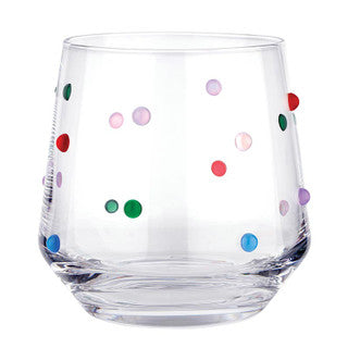 Beaded Wine Glass