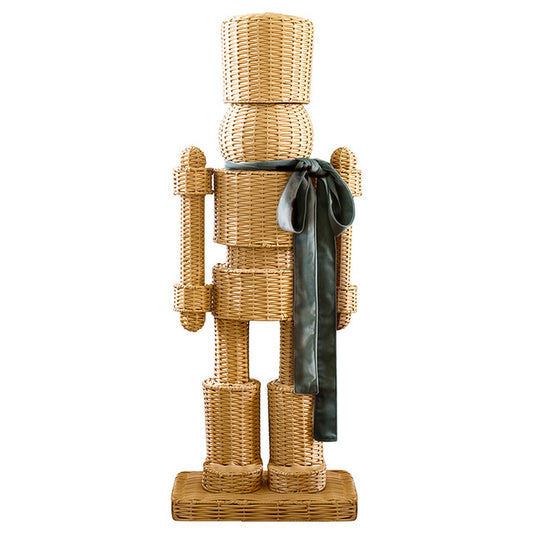 Wicker Nutcracker -Green