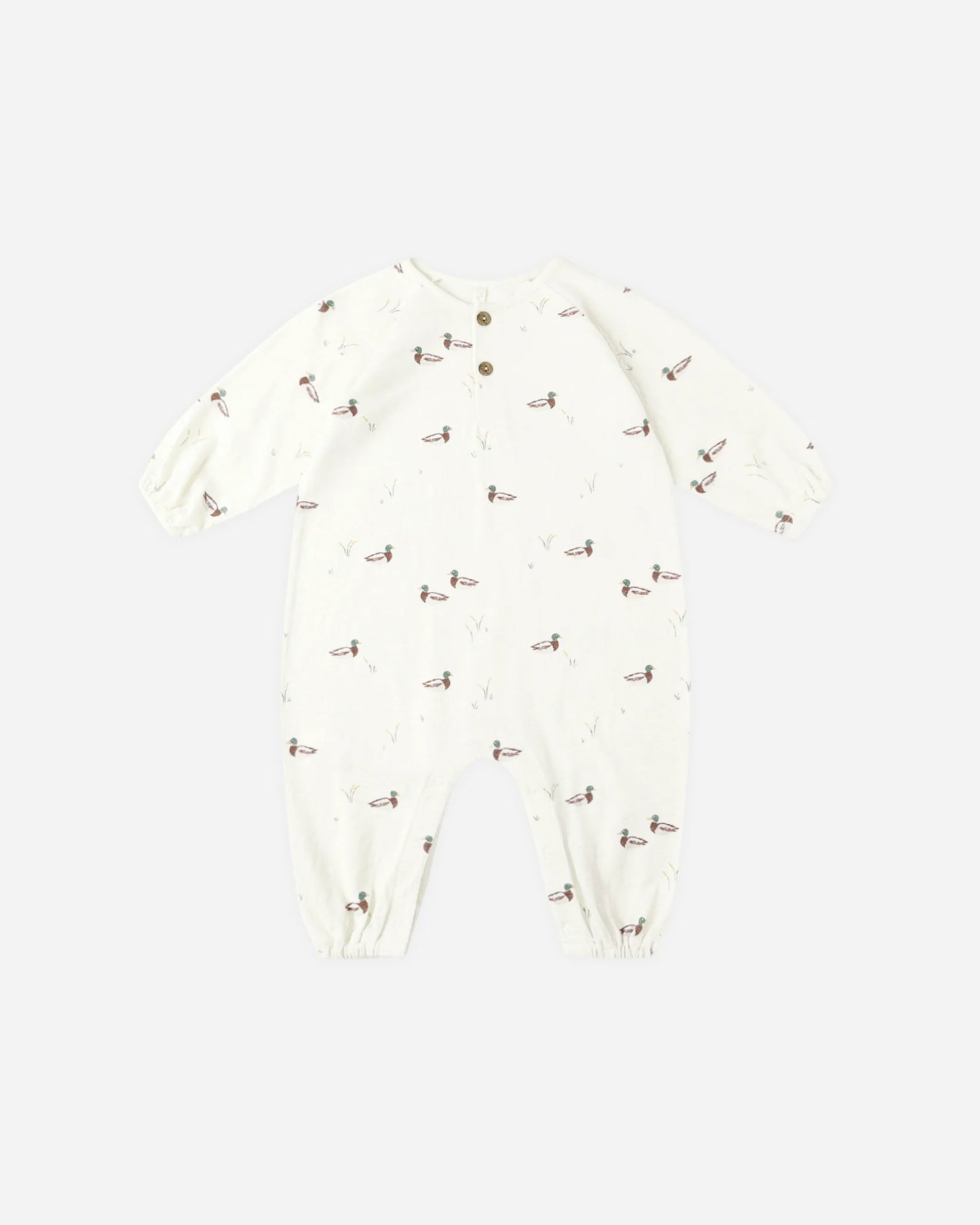 Henley Jumpsuit -Ducks