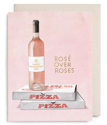 Rose Over Roses Galentine's Greeting Card