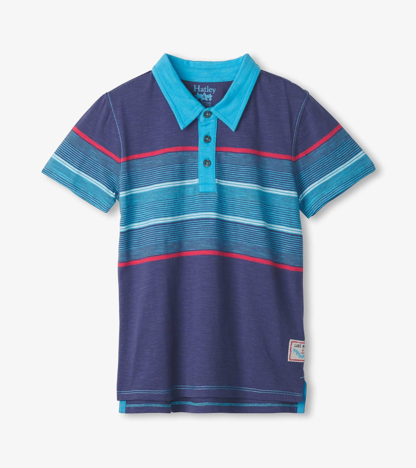 Norse Blue Stripes Polo Tee