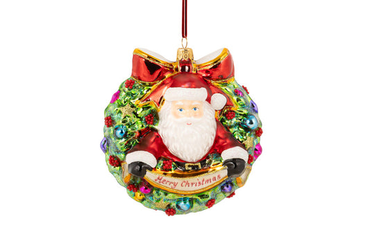 Santa has Arrived Wreath - Holly Raleigh