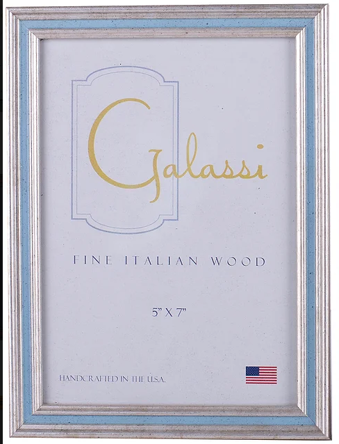 Silver with Lt. Blue Channel Frame