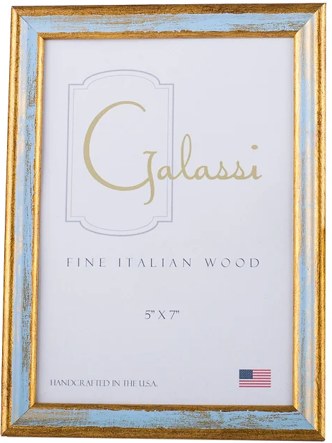 Blue / Gold Florentine Frame