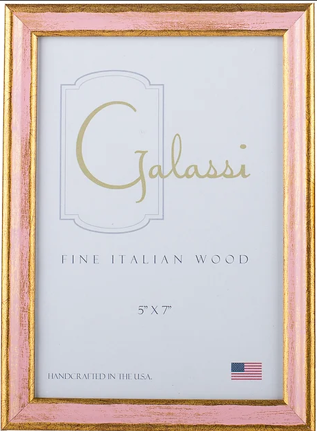 Pink / Gold Florentine Frame