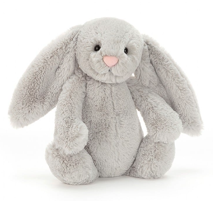 Bashful Silver Grey Bunny
