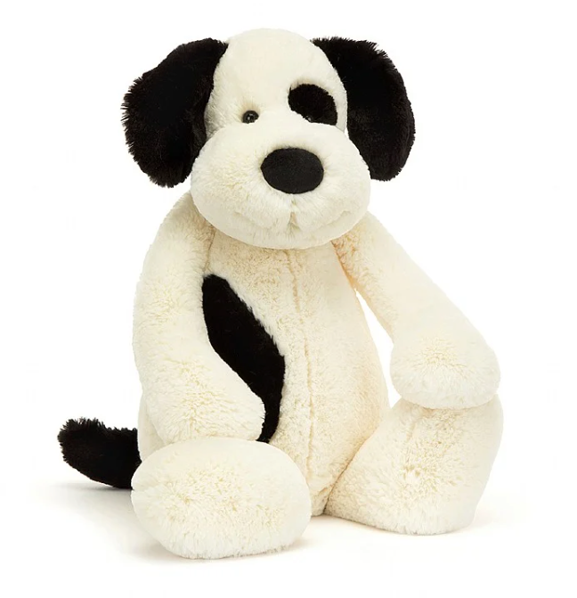 Bashful Black & Cream Puppy