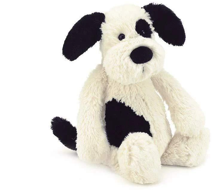 Bashful Black & Cream Puppy